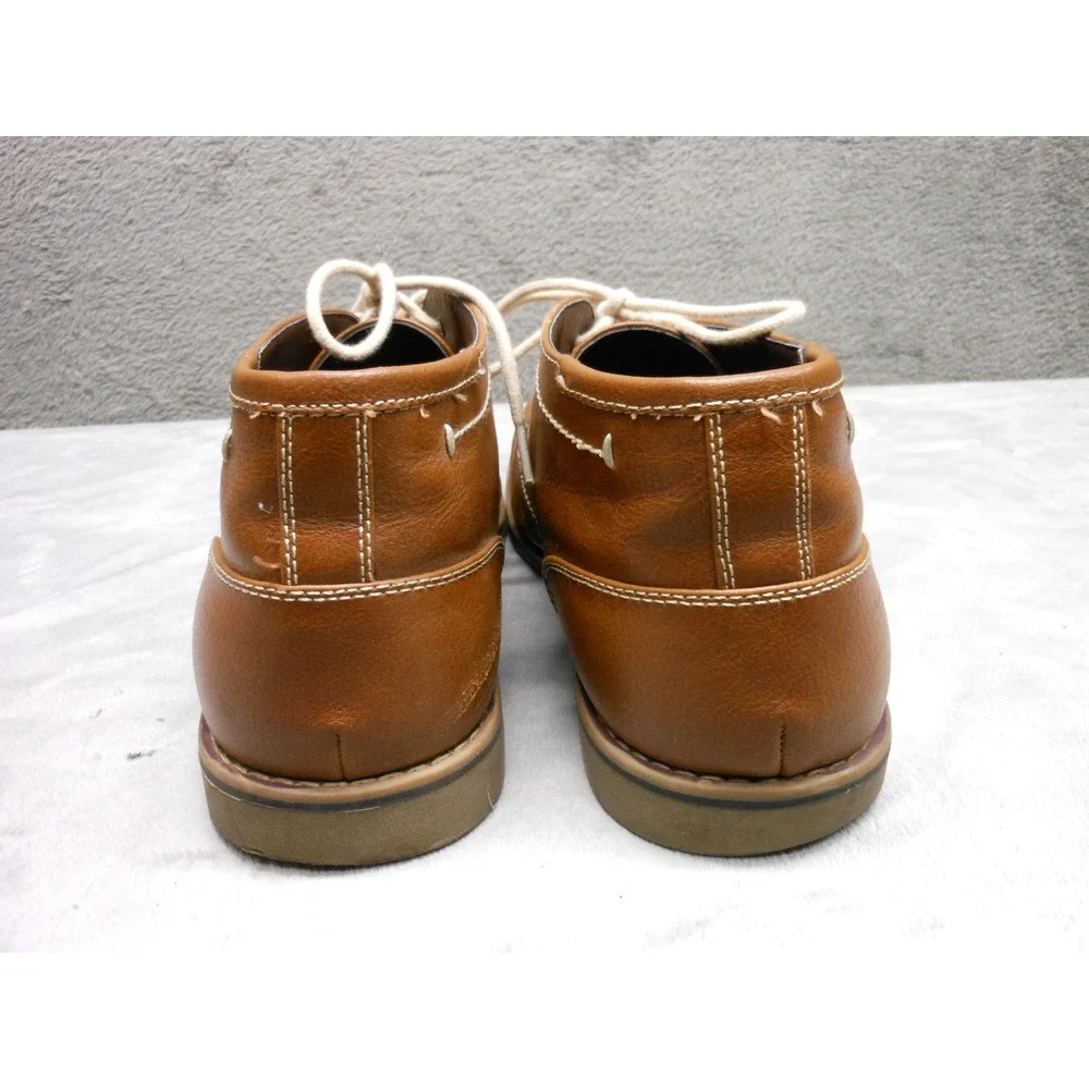 Sonoma Goods for Life Mens‎ 11 Wide Chukka Boots Brown Leather Lace Up